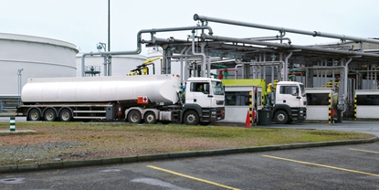 Нефтегазовый завод с измерительными узлами учета Endress+Hauser на автоматических системах налива