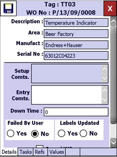 Field Xpert SFX350: Execute Work Order