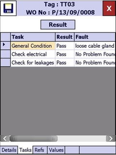 Field Xpert SFX350: Execute Inspection Tasks