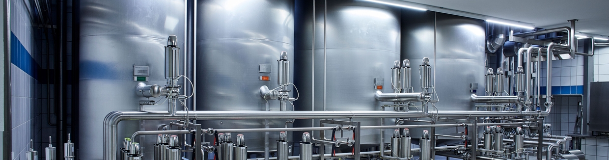 Clean-In-Place (CIP) system in hygienic design