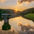 Picture of the water reservoir Marbach (Germany)