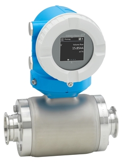 Picture of electromagnetic flowmeter Proline Promag H 10 for basic hygienic applications