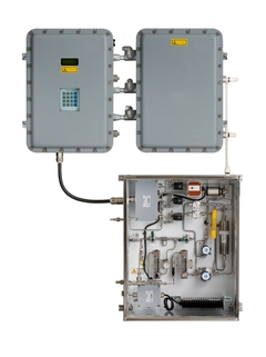 Product picture SS2100I-2 dual box TDLAS gas analyzer, ATEX, Zone 1, certification, front open view